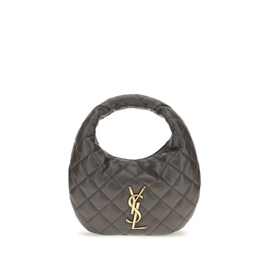 Saint Laurent Gray Lamb Ovis Aries Handbag