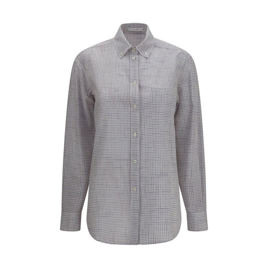 The Row Multicolor Cotton Pattern Shirt