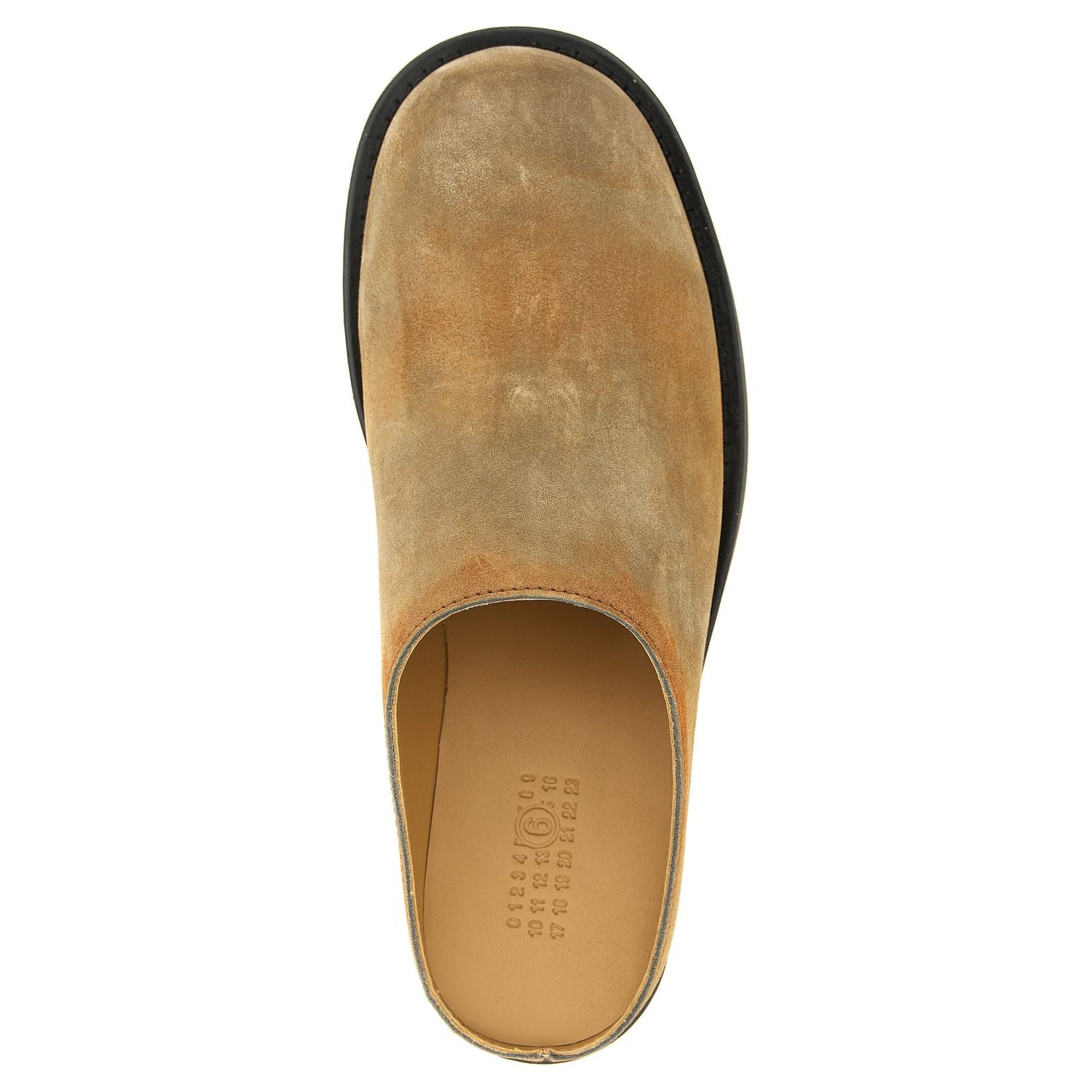 MM6 Maison Margiela Beige Cowhide Mules