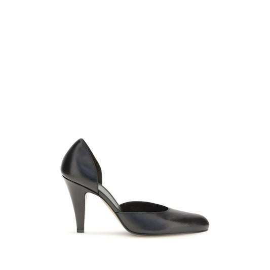 The Row Black Lamb Ovis Aries High Heel Pumps