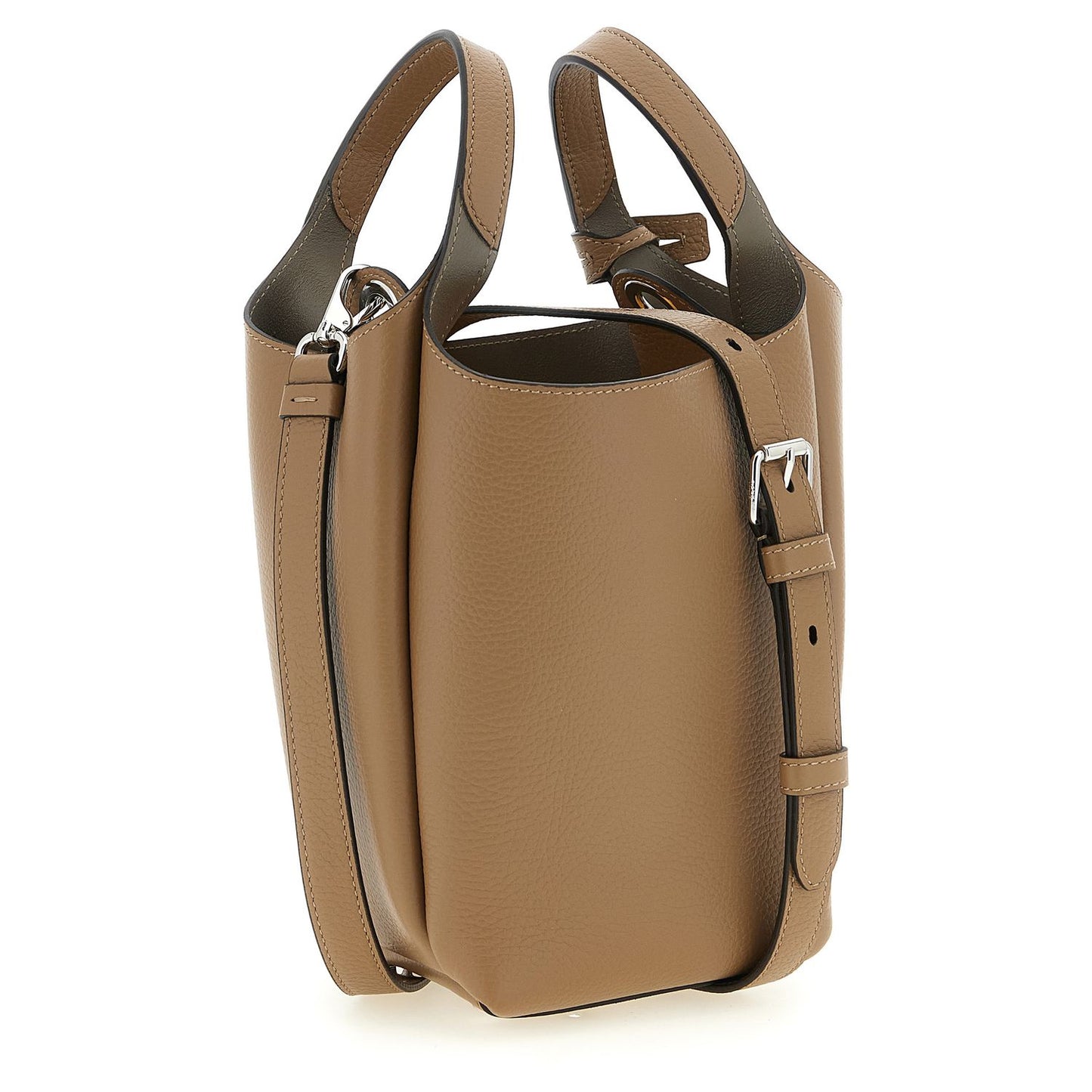 Tod's Brown Calfskin Handbag