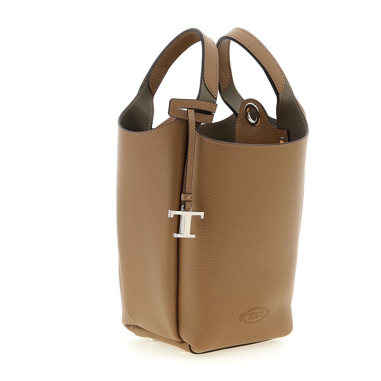 Tod's Brown Calfskin Handbag