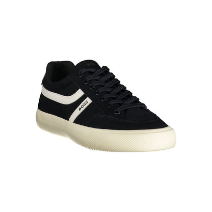 Hugo Boss Blue Polyurethane Men's Sneaker