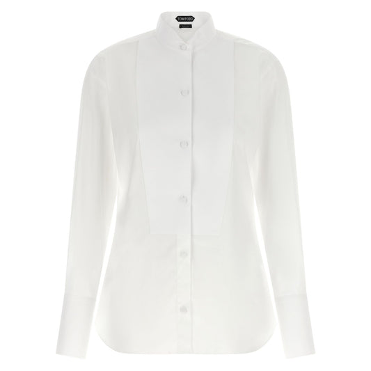 Tom Ford White Cotton Blouse