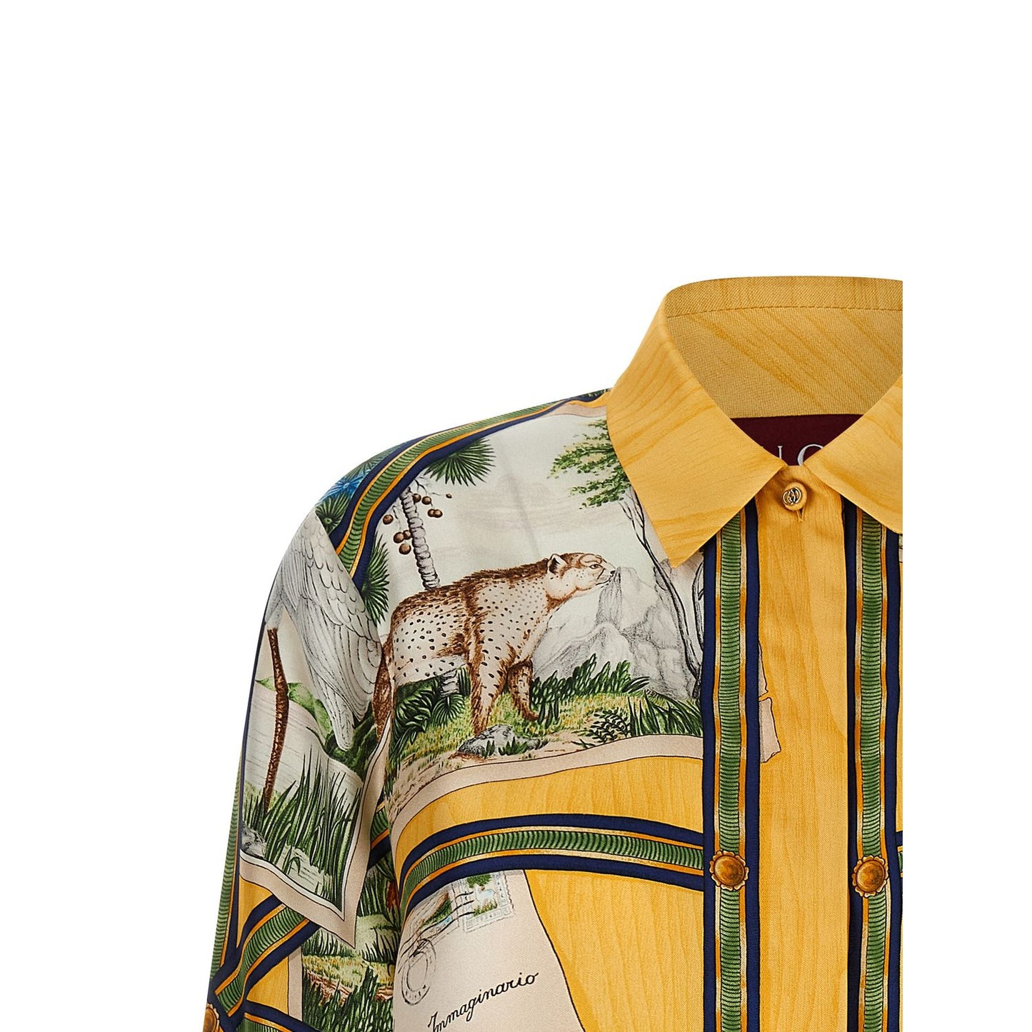 Gucci Multicolor Silk Blouse