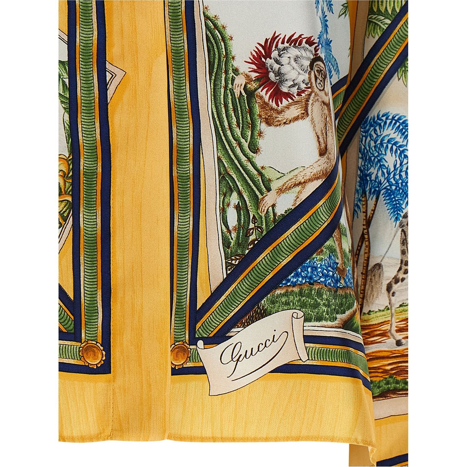 Gucci Multicolor Silk Blouse