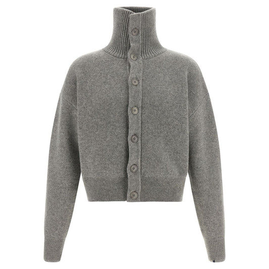 Extreme Cashmere Gray Cashmere Cardigan