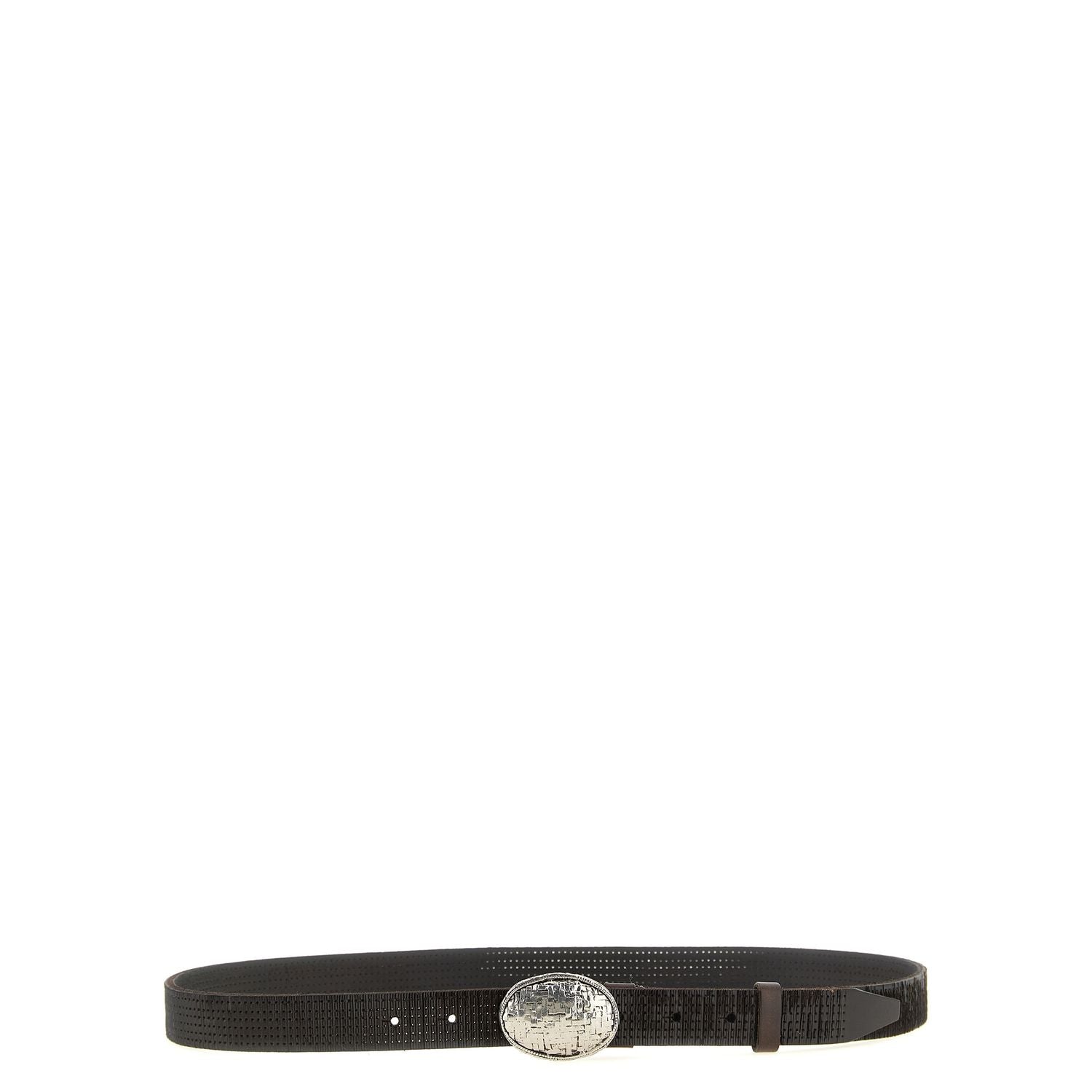 Brunello Cucinelli Brown Calfskin Regular Belt