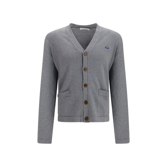Vivienne Westwood Gray Cotton Cardigan