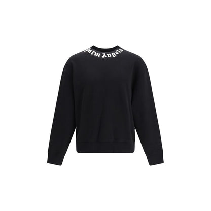 Palm Angels Black Cotton Sweatshirt