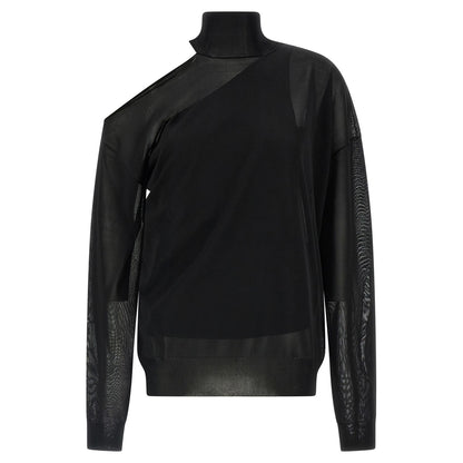 Fendi Black Viscose Cardigan