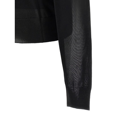 Fendi Black Viscose Cardigan