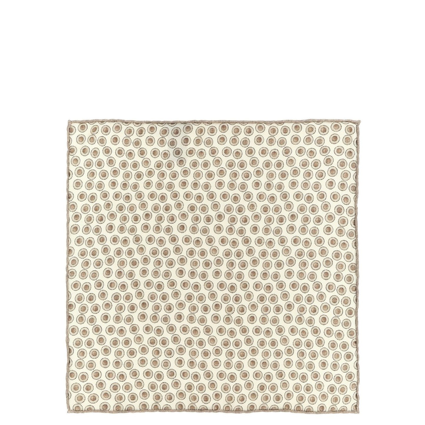 Brunello Cucinelli Beige Silk Foulard