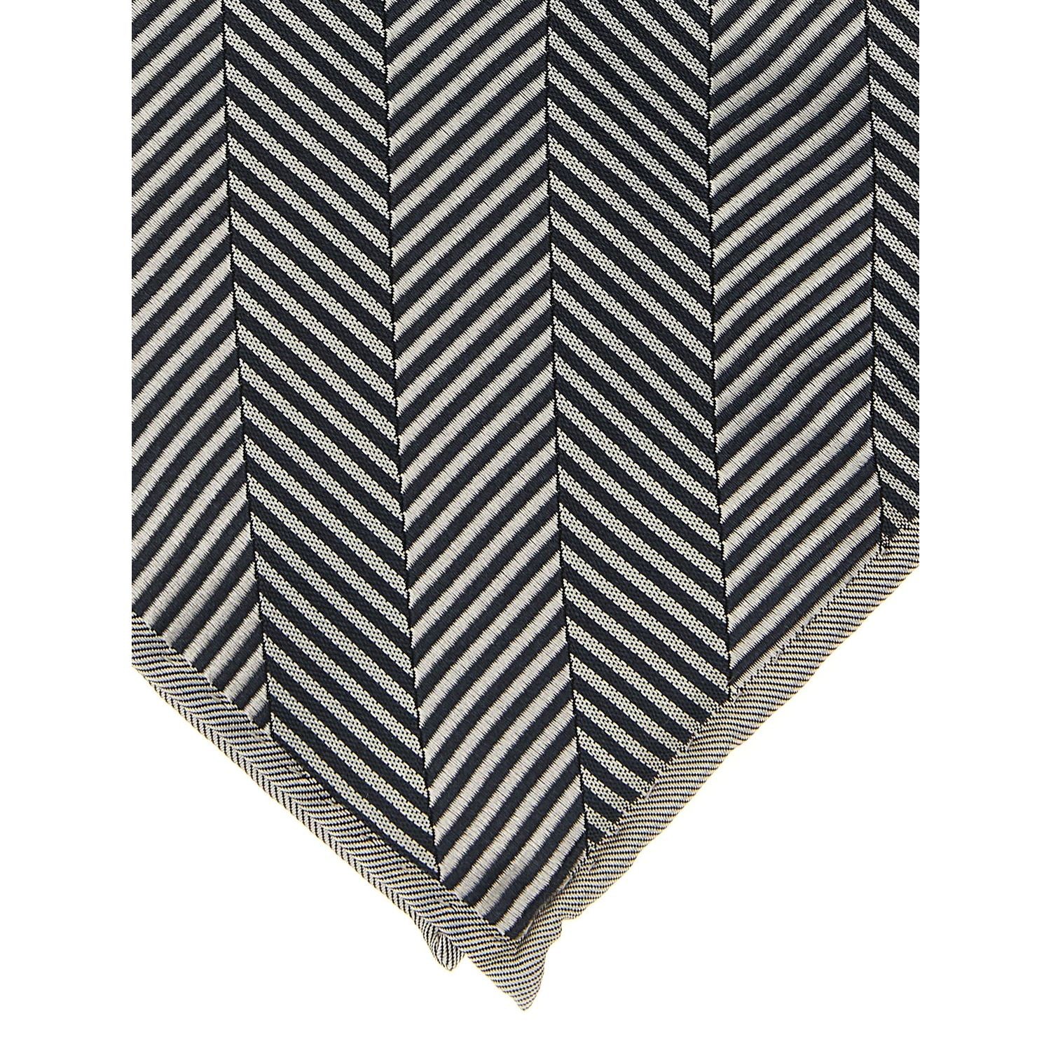 Brunello Cucinelli Gray Silk Pocket Square