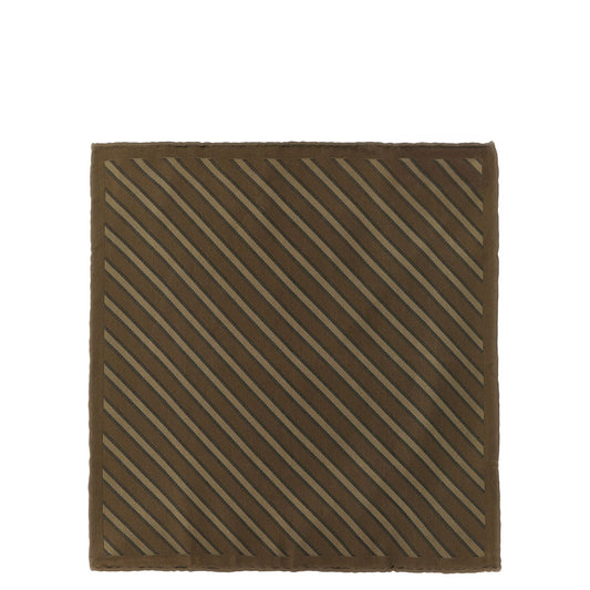 Brunello Cucinelli Brown Silk Foulard