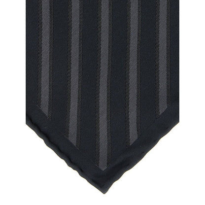 Brunello Cucinelli Gray Silk Pocket Square