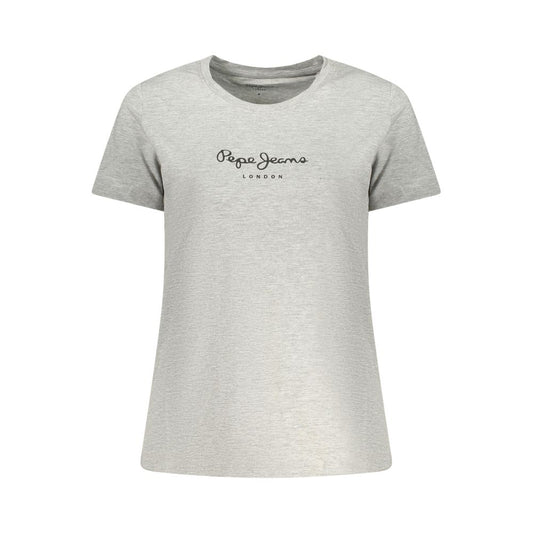 Pepe Jeans Grigio Cotton Women's T-Shirt