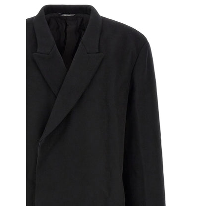 Kiko Kostadinov Black Wool Coat