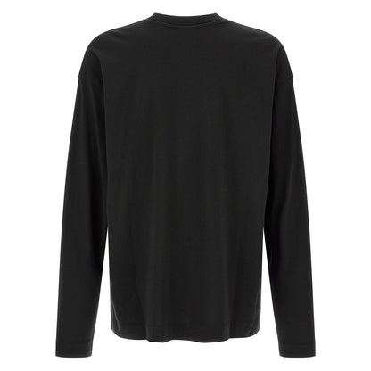 Dries Van Noten Black Cotton T-Shirt