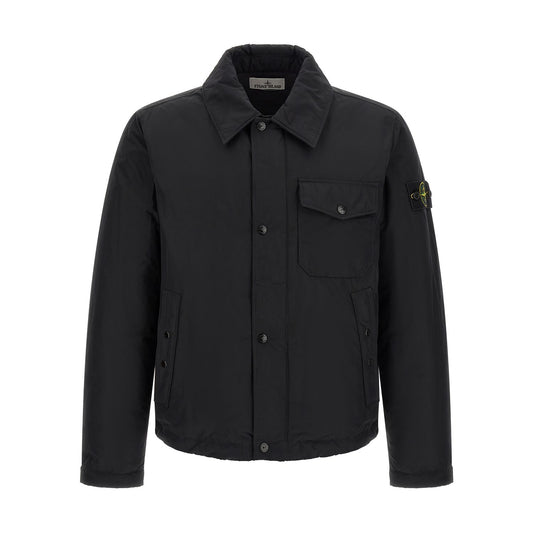 Stone Island Black Polyester Jacket