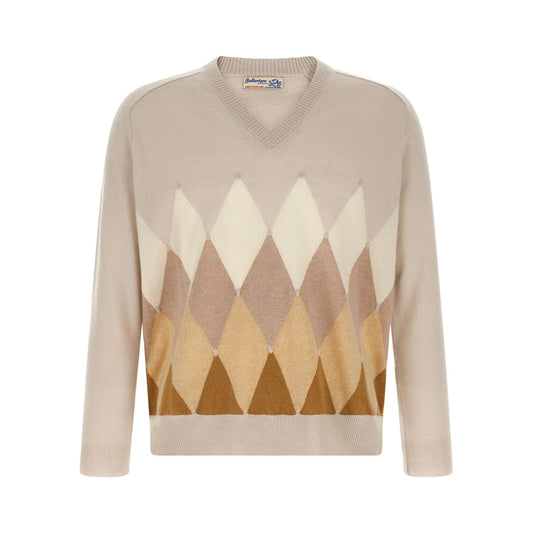 Ballantyne Beige Cashmere Cardigan