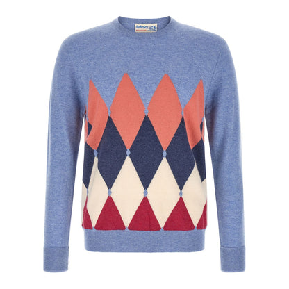 Ballantyne Blue Cashmere Cardigan