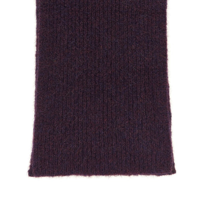 Dries Van Noten Purple Wool Foulard