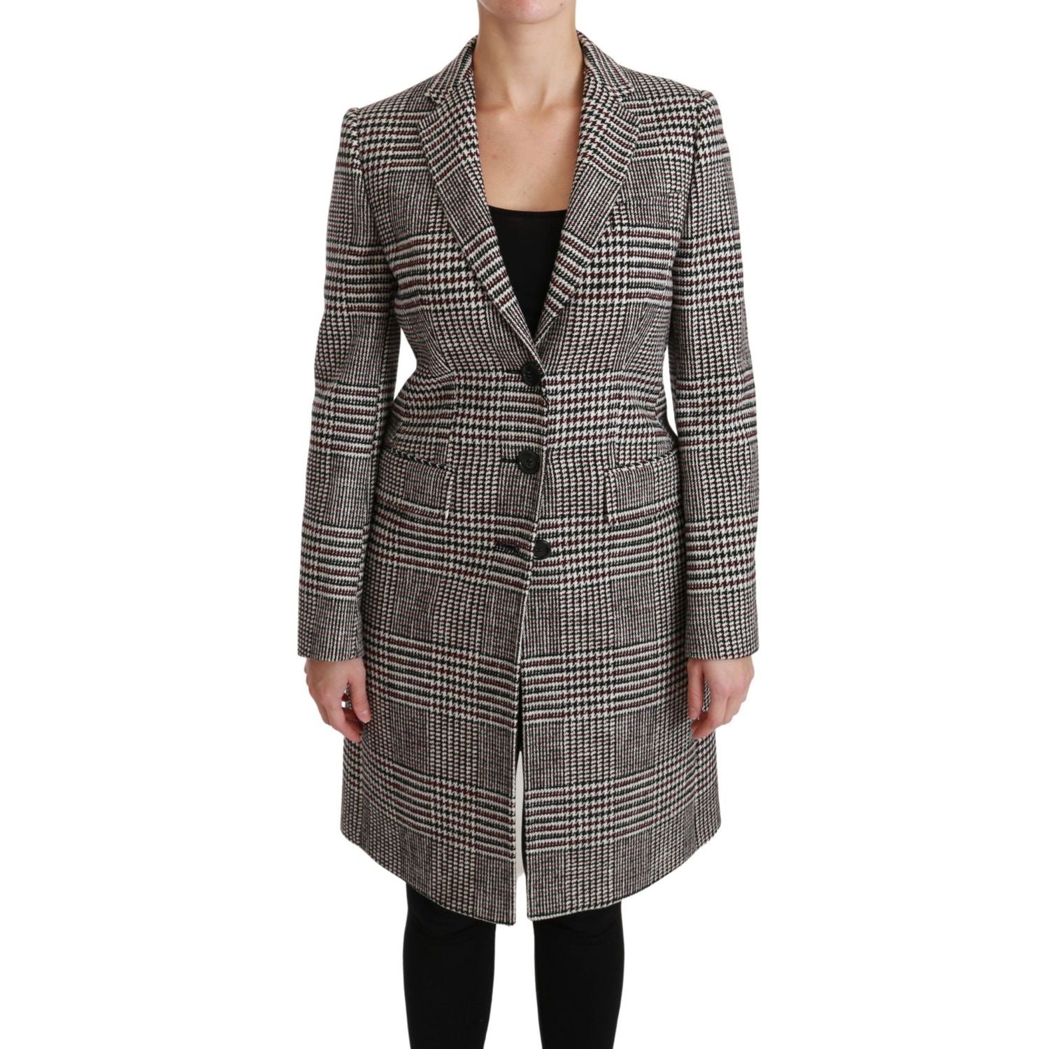 Dolce & Gabbana Multicolor Trench Knee Long Jacket Coat