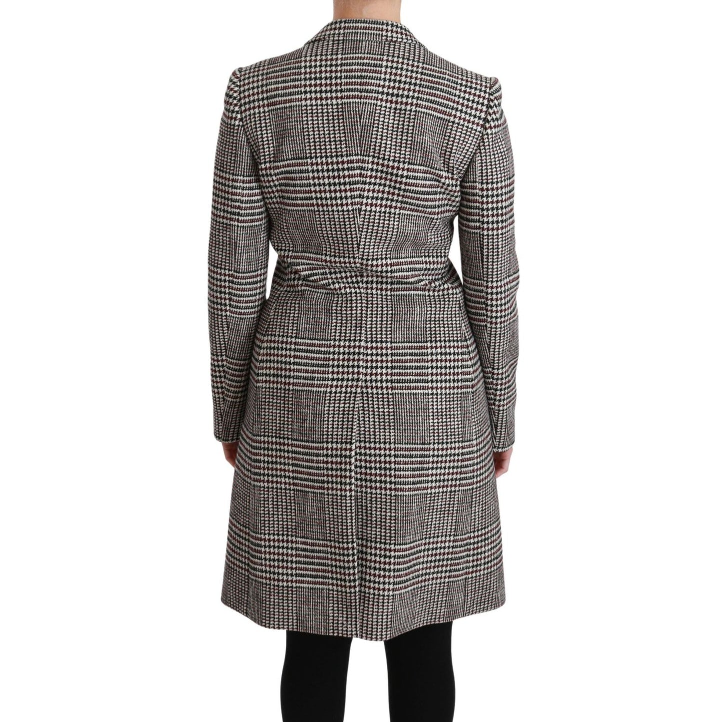 Dolce & Gabbana Multicolor Trench Knee Long Jacket Coat10% Nylon,1728,25% Wool,5% Acrylic,5% PL,67345645728,Clothing,Coats - Jackets & Coats - Clothing,Dolce & Gabbana,IT40|S,Jackets & Coats - Clothing,Jackets & Coats - Women - Clothing,Material: 55% Cott