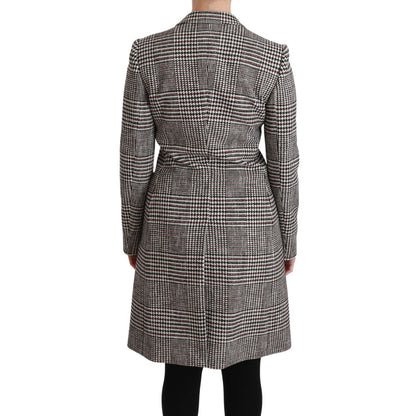 Dolce & Gabbana Multicolor Trench Knee Long Jacket Coat10% Nylon,1728,25% Wool,5% Acrylic,5% PL,67345645728,Clothing,Coats - Jackets & Coats - Clothing,Dolce & Gabbana,IT40|S,Jackets & Coats - Clothing,Jackets & Coats - Women - Clothing,Material: 55% Cott