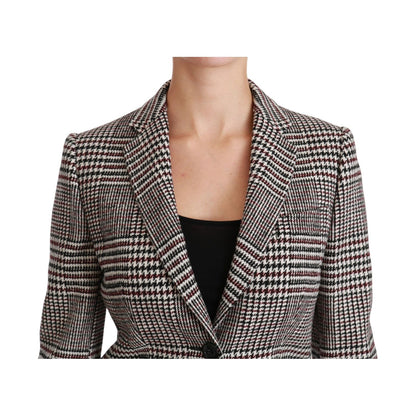 Dolce & Gabbana Multicolor Trench Knee Long Jacket Coat10% Nylon,1728,25% Wool,5% Acrylic,5% PL,67345645728,Clothing,Coats - Jackets & Coats - Clothing,Dolce & Gabbana,IT40|S,Jackets & Coats - Clothing,Jackets & Coats - Women - Clothing,Material: 55% Cott