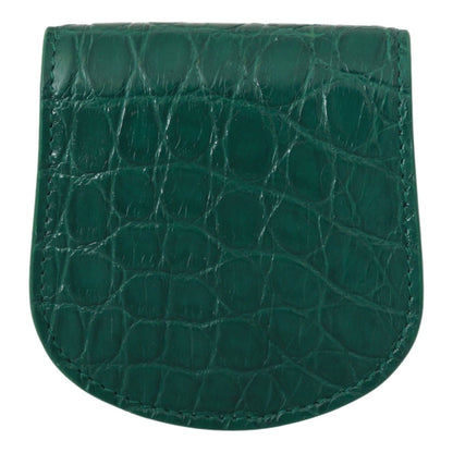 Dolce & Gabbana Green Exotic Skins Condom Case Holder Wallet 1728,67345645728,Accessories,Bags,Dolce & Gabbana,Green,Leather Wallets - Wallets - Accessories,Material: 100% Exotic skin,Men,Men - Bags,New with tags,Wallets - Accessories,Wallets - Men - Bags