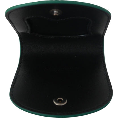 Dolce & Gabbana Green Exotic Skins Condom Case Holder Wallet 1728,67345645728,Accessories,Bags,Dolce & Gabbana,Green,Leather Wallets - Wallets - Accessories,Material: 100% Exotic skin,Men,Men - Bags,New with tags,Wallets - Accessories,Wallets - Men - Bags