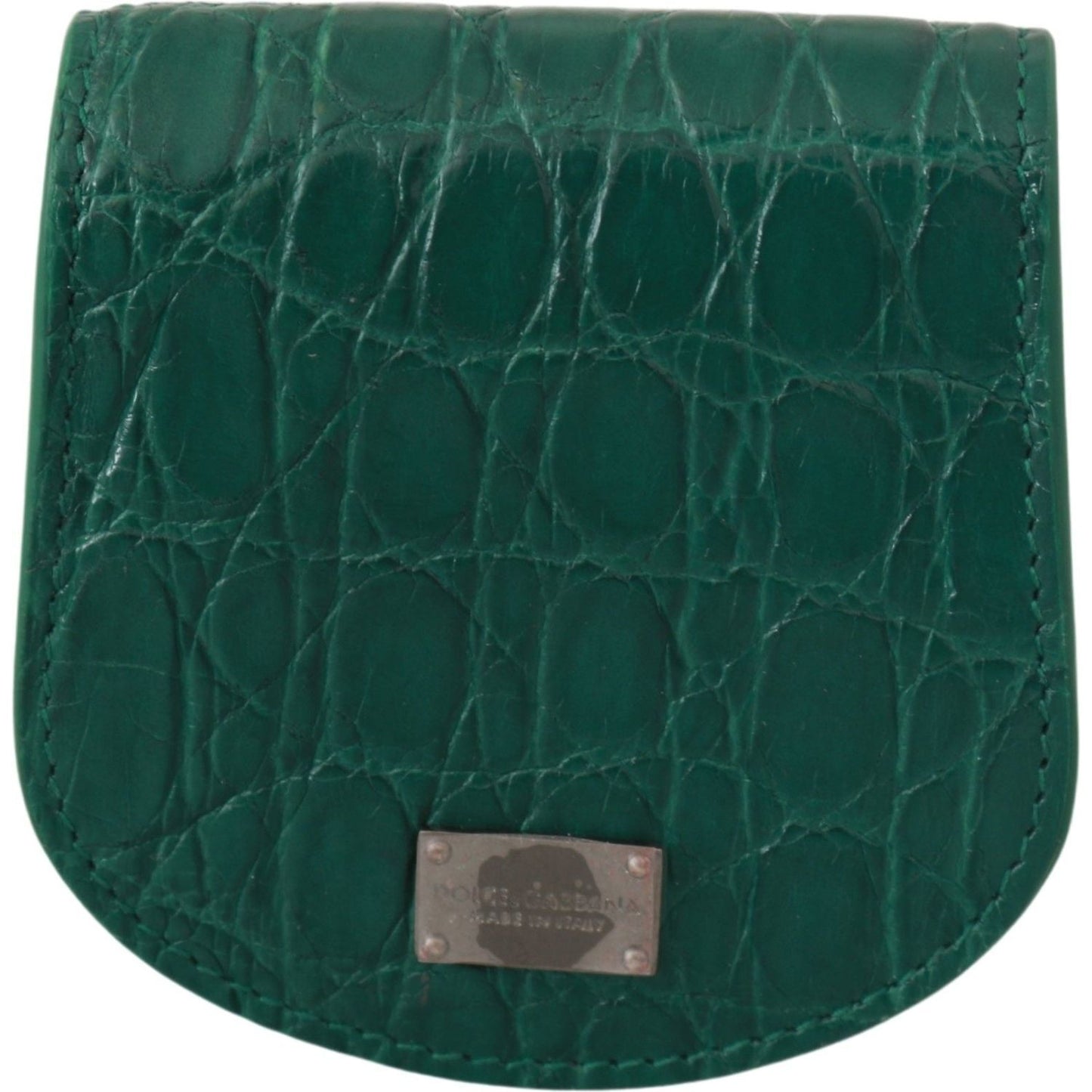 Dolce & Gabbana Green Exotic Skins Condom Case Holder Wallet 1728,67345645728,Accessories,Bags,Dolce & Gabbana,Green,Leather Wallets - Wallets - Accessories,Material: 100% Exotic skin,Men,Men - Bags,New with tags,Wallets - Accessories,Wallets - Men - Bags