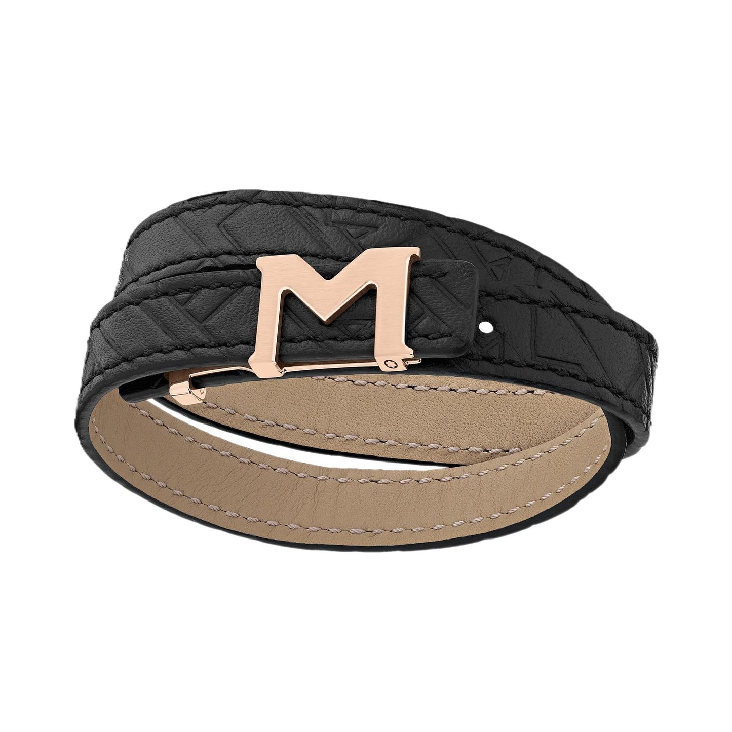 MONTBLANC LEATHER Mod. M LOGOBracelet,LEATHER GOODS,Unisex