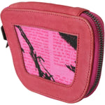PINKO Elegant Pink Fabric Coin Wallet Purse PINKO Maroon