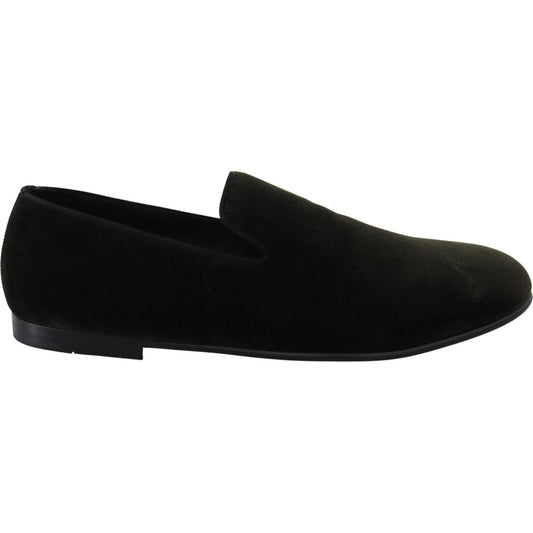 Dolce & Gabbana Green Velvet Slip On Mens Loafers Shoes 1728,67345645728,Dolce & Gabbana,EU39/US6,Green,Loafers - Men - Shoes,Loafers - Shoes,Material: Velvet,Men,Men - Shoes,New with tags,Shoes,Slip-On Loafers - Loafers - Shoes