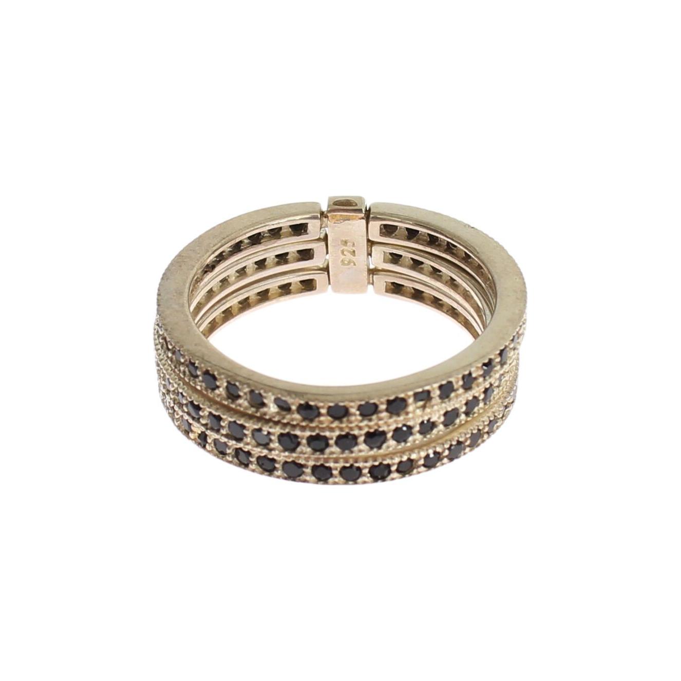 Nialaya Black CZ 925 Sterling Silver Womens Ring 1728,67345645728,Accessories,Black,black CZ Crystals,Category - Jewellery,EU50 | US5,Jewellery - Accessories,Jewelry,Material: 925 Sterling Silver,Men,New with tags,Nialaya,Rings - Jewellery - Accessories,R