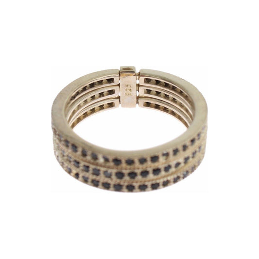 Nialaya Black CZ 925 Sterling Silver Womens Ring 1728,67345645728,Accessories,Black,black CZ Crystals,Category - Jewellery,EU50 | US5,Jewellery - Accessories,Jewelry,Material: 925 Sterling Silver,Men,New with tags,Nialaya,Rings - Jewellery - Accessories,R