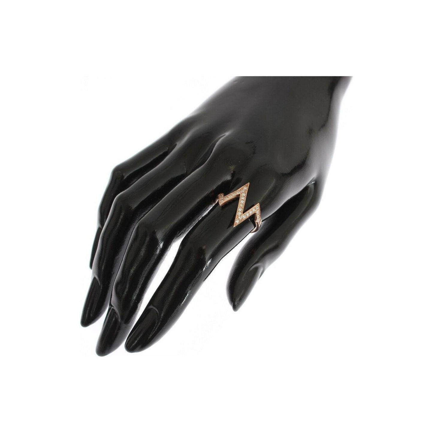 Nialaya Pink Gold 925 Silver Womens Clear Ring 1728,67345645728,Accessories,Category - Jewellery,clear CZ Crystals,EU47 | US4,Jewellery - Accessories,Jewelry,Material: Pink 18K Gold plated 925 Sterling Silver,Men,New with tags,Nialaya,Pink,Rings - Jewelle