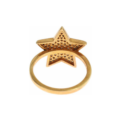 Nialaya Star Gold 925 Silver Womens Clear Ring 1728,67345645728,Accessories,Category - Jewellery,Clear CZ Crystals,EU54 | US7,Gold,Jewellery - Accessories,Jewelry,Material: 18K Gold plated 925 Sterling Silver,Men,New with tags,Nialaya,Rings - Jewellery -
