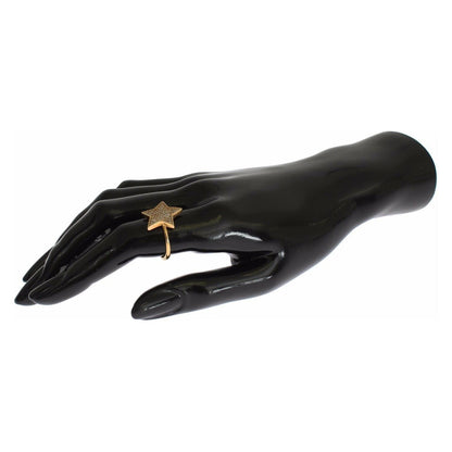 Nialaya Star Gold 925 Silver Womens Clear Ring 1728,67345645728,Accessories,Category - Jewellery,Clear CZ Crystals,EU54 | US7,Gold,Jewellery - Accessories,Jewelry,Material: 18K Gold plated 925 Sterling Silver,Men,New with tags,Nialaya,Rings - Jewellery -