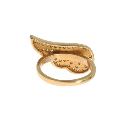 Nialaya Womens Clear CZ Gold 925 Silver Authentic Ring 1728,67345645728,Accessories,Category - Jewellery,clear CZ Crystals,EU48 | US4.5,Gold,Jewellery - Accessories,Jewelry,Material: 18K Gold plated 925 Sterling Silver,Men,New with tags,Nialaya,Rings - Je