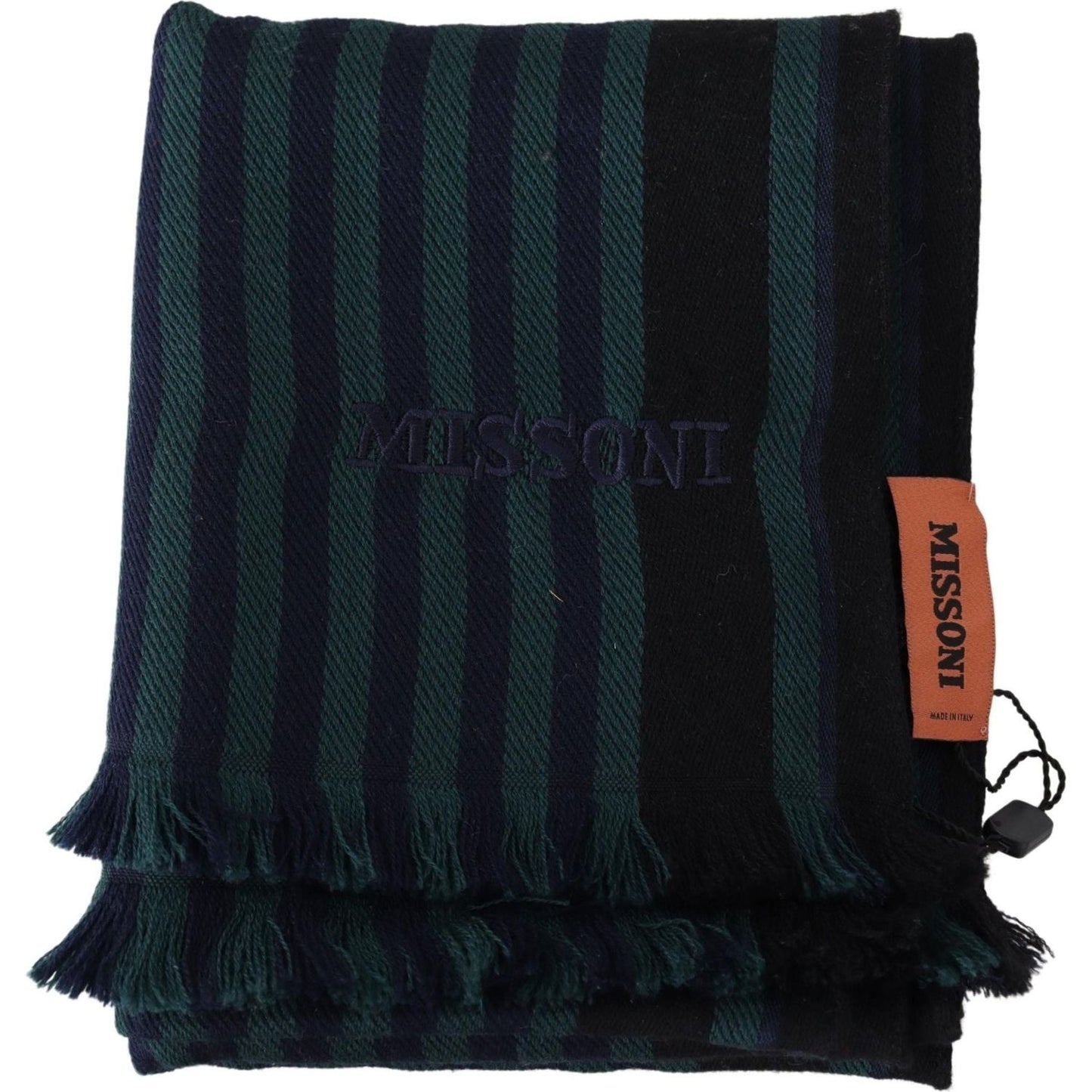Missoni Multicolor Striped Wool Unisex Neck Wrap Shawl 1728,67345645728,Accessories,Material: 100% Wool,Men,Men - Accessories,Missoni,Multicolor,New with tags,Scarves - Accessories,Scarves - Men - Accessories,Scarves - Scarves - Accessories