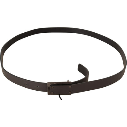 Costume National Dark Brown Leather Logo Buckle Belt 100 cm / 40 Inches,1728,67345645728,Accessories,Belts - Accessories,Belts - Men - Accessories,Brown,Costume National,Material: 100% Leather,Men,Men - Accessories,New with tags,Regular Belts - Belts - Ac