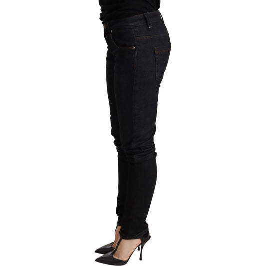 Acht Blue Washed Low Waist Skinny Denim Trouser PAN71238 -26