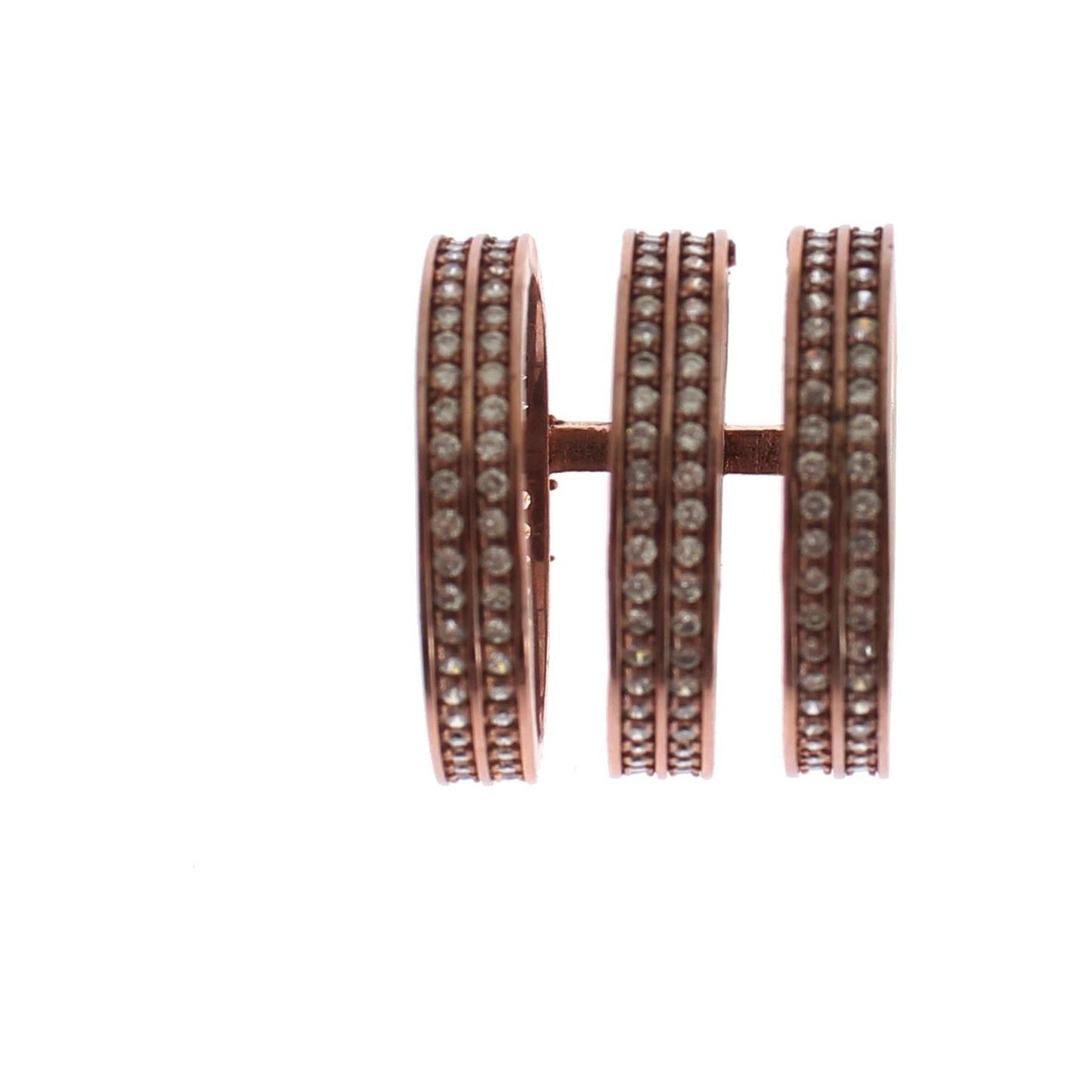 Nialaya Gold 925 Silver Clear CZ Pink Ring 1728,5,67345645728,Accessories,Category - Jewellery,clear CZ Crystals,EU51 | US5,EU52 | US6,Gold,Jewellery - Accessories,Jewelry,Material: Pink 18K gold plated 925 Sterling Silver,Men,New with tags,Nialaya,Rings