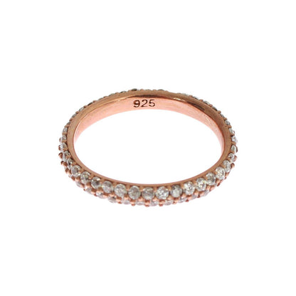 Nialaya Pink Gold 925 Silver Clear CZ Ring 1728,5,67345645728,Accessories,Category - Jewellery,clear CZ Crystals,EU57 | US8,Jewellery - Accessories,Jewelry,Material: Pink 18K Gold plated 925 Sterling Silver,Men,New with tags,Nialaya,Pink,Rings - Jewellery