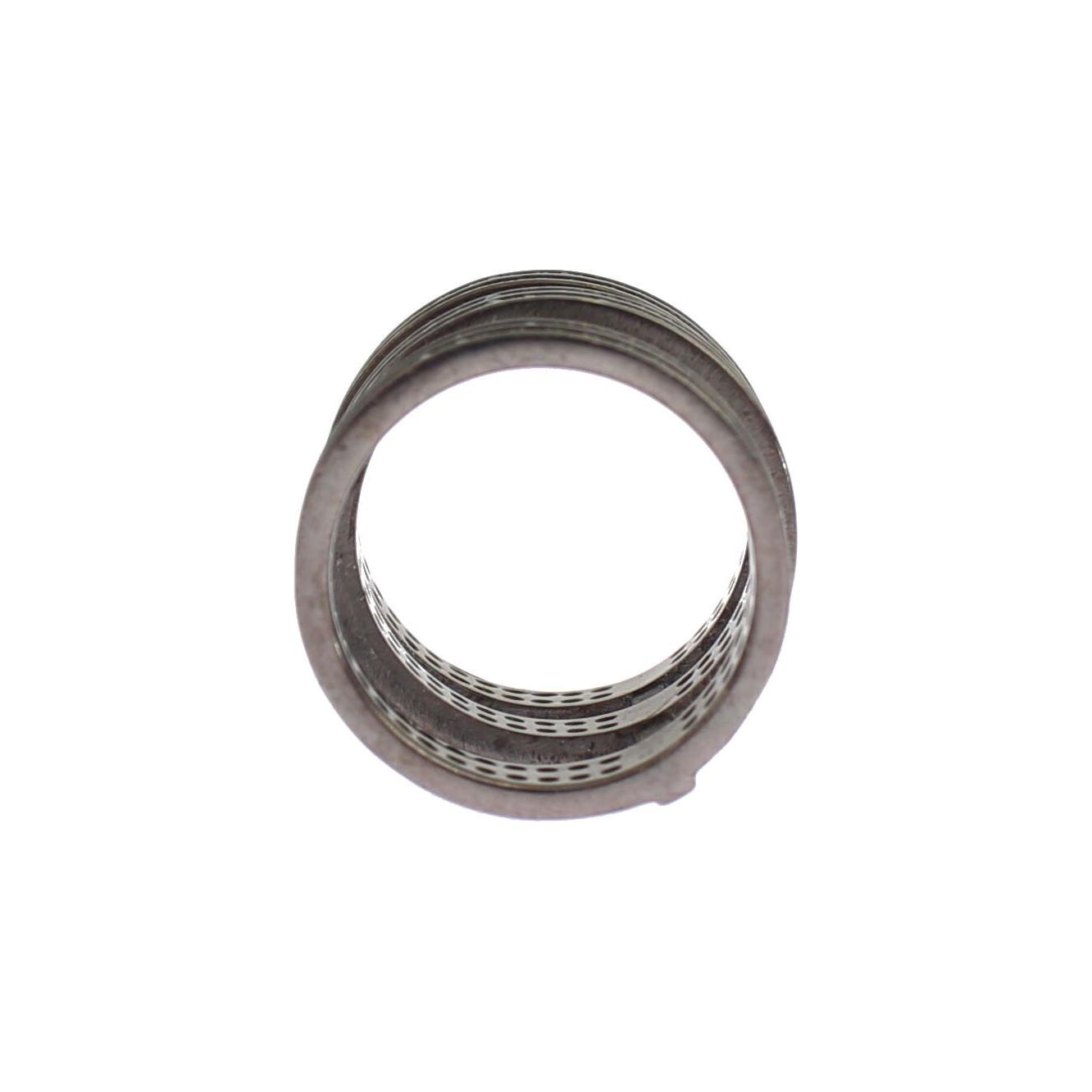 Nialaya Black CZ Rhodium 925 Silver Ring 1728,67345645728,Accessories,Black,black CZ Crystals,Category - Jewellery,EU50 | US5,Jewellery - Accessories,Jewelry,Material: Rhodium 925 Sterling Silver,Men,New with tags,Nialaya,Rings - Jewellery - Accessories,R
