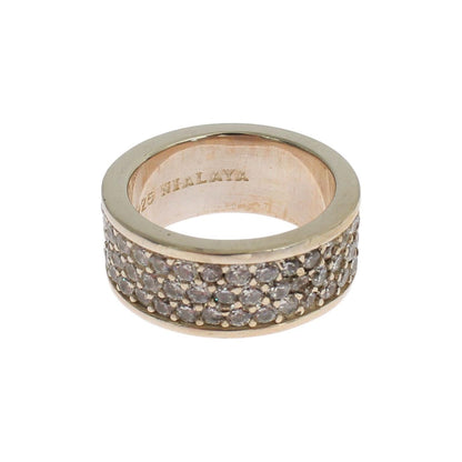Nialaya Silver Womens CZ 925 Sterling Ring 1728,67345645728,Accessories,Category - Jewellery,clear CZ Crystals,EU50 | US5,EU54 | US7,Jewellery - Accessories,Jewelry,Material: 925 Sterling Silver,Men,New with tags,Nialaya,Rings - Jewellery - Accessories,Ri